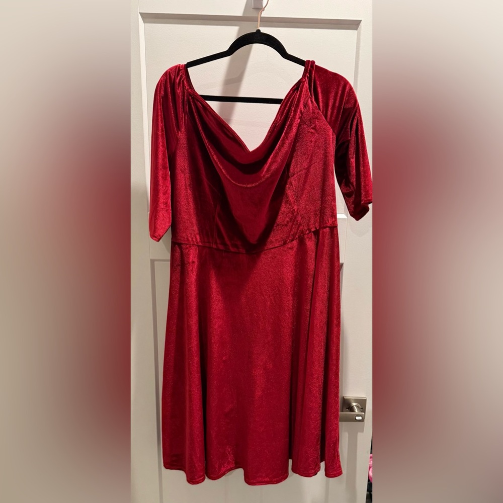 Grace Karin Shimmering Red Dress
